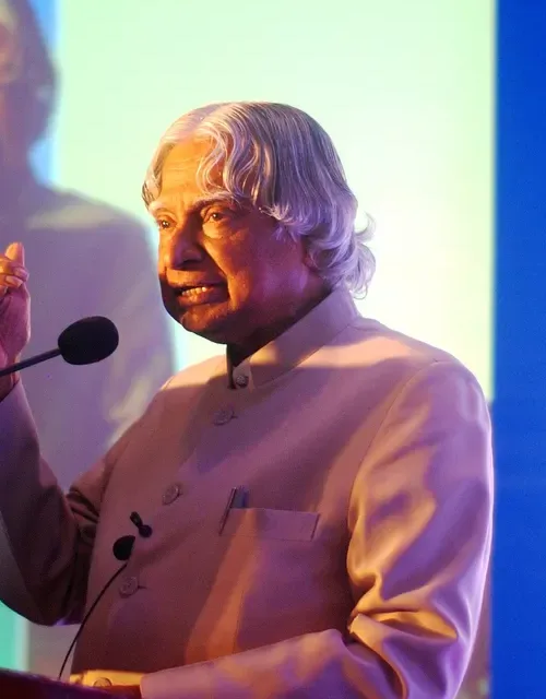 A. P. J. Abdul Kalam, who led the SLV-3 project and later became President of India