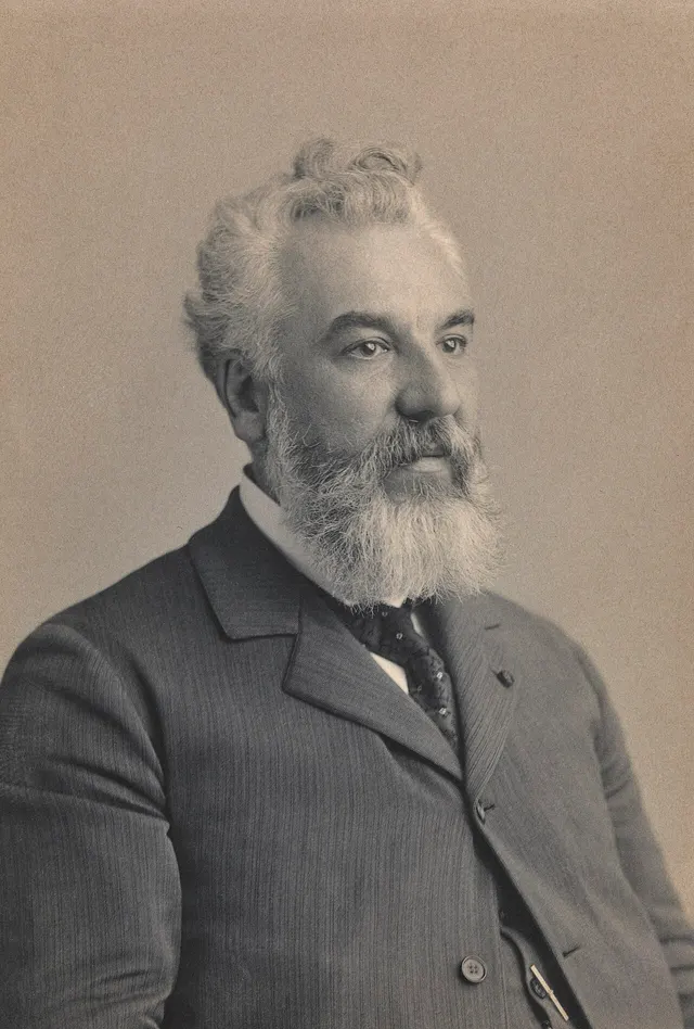 Alexander Graham Bell in 1895.