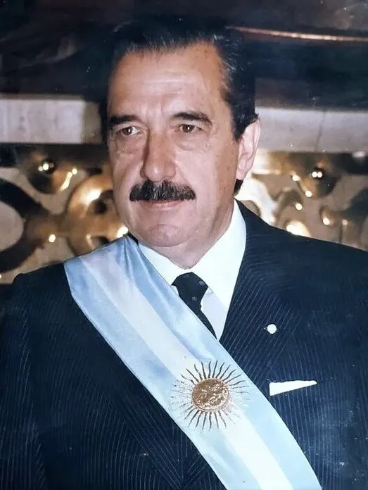 Raúl Alfonsín, president of Argentina from 1983 to 1989.