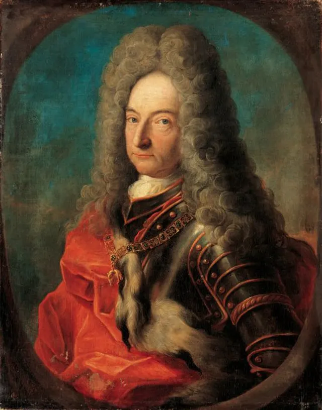 Anton Florian, the first reigning prince of Liechtenstein, in an eighteenth-century portrait.