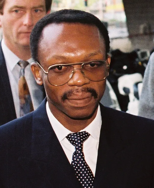 Jean-Bertrand Aristide on a visit to the European Commission in 1991.