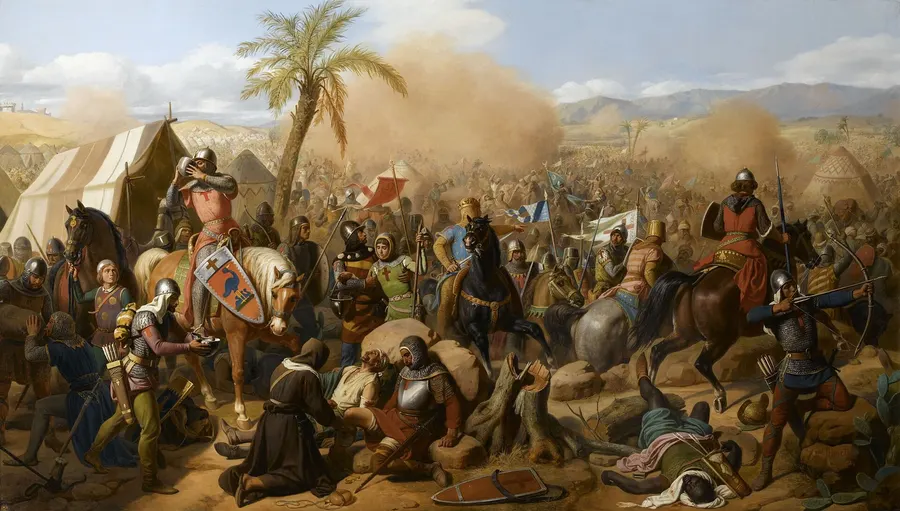 The Battle of Ascalon, painted by Jean-Victor Schnetz in 1847 for the Palace of Versailles