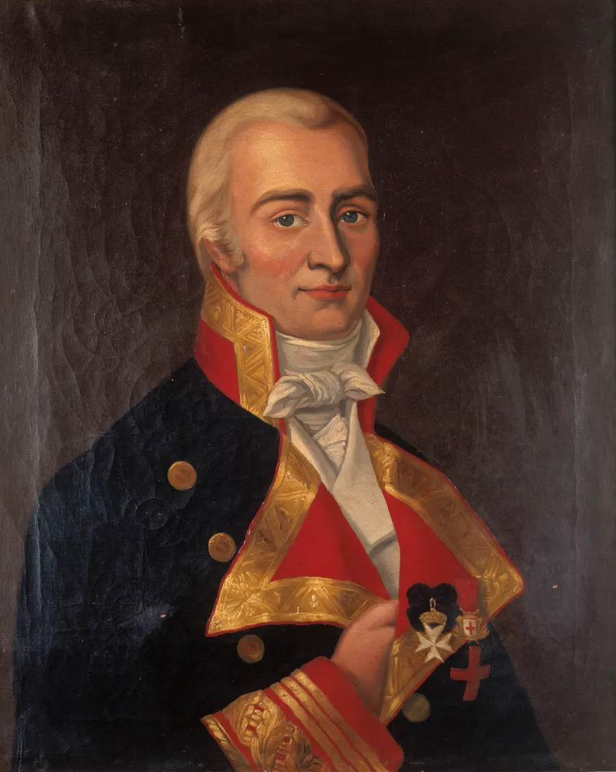 Santiago de Liniers, the French-born officer who led the recapture of Buenos Aires, in a portrait by an unidentified painter