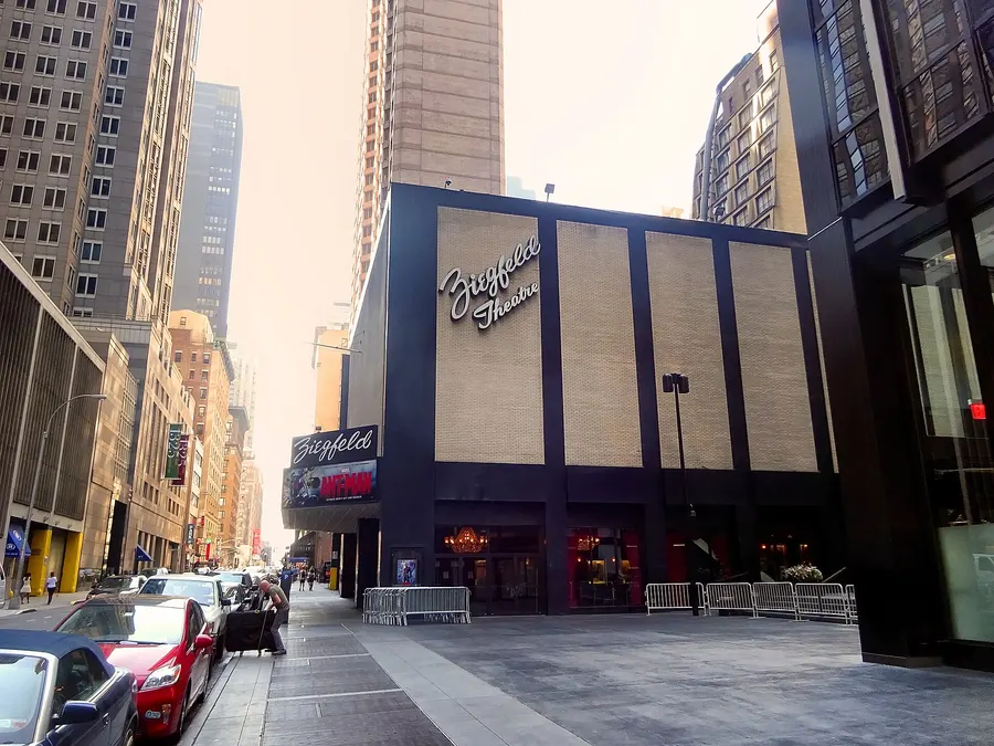 The Ziegfeld Theatre in Manhattan, one of the New York cinemas where the film opened