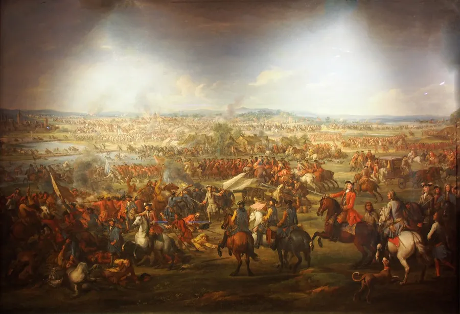 The Battle of Blenheim, 13 August 1704, painted by John Wootton