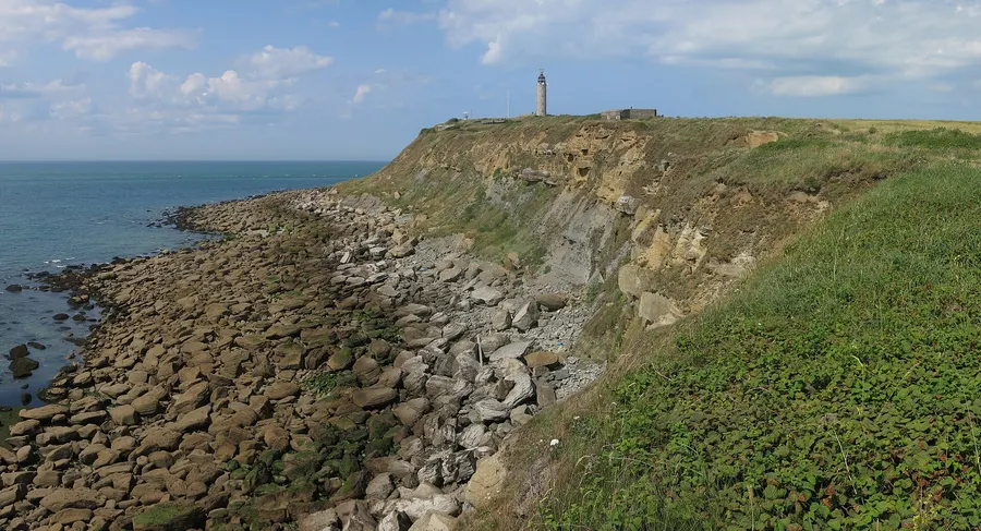 The French coast at Cap Gris-Nez, the nearest point to England, where many Channel swims begin