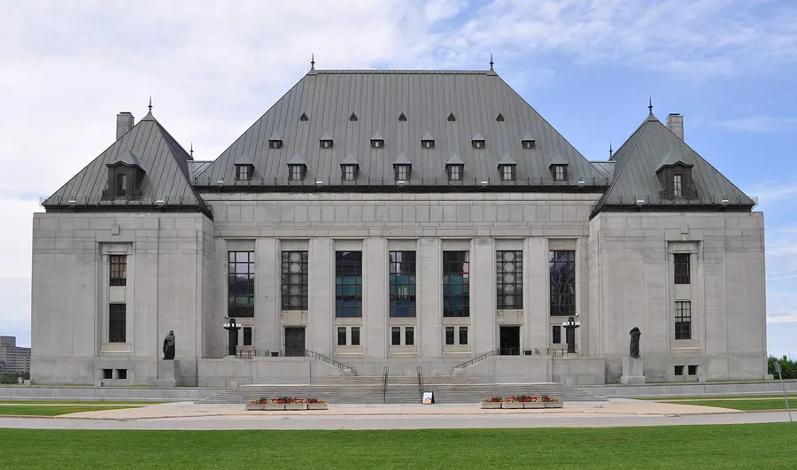 The Supreme Court of Canada building in Ottawa