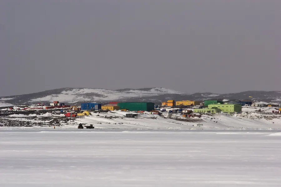 Davis, one of Australia's research stations in the Australian Antarctic Territory, in November 2005