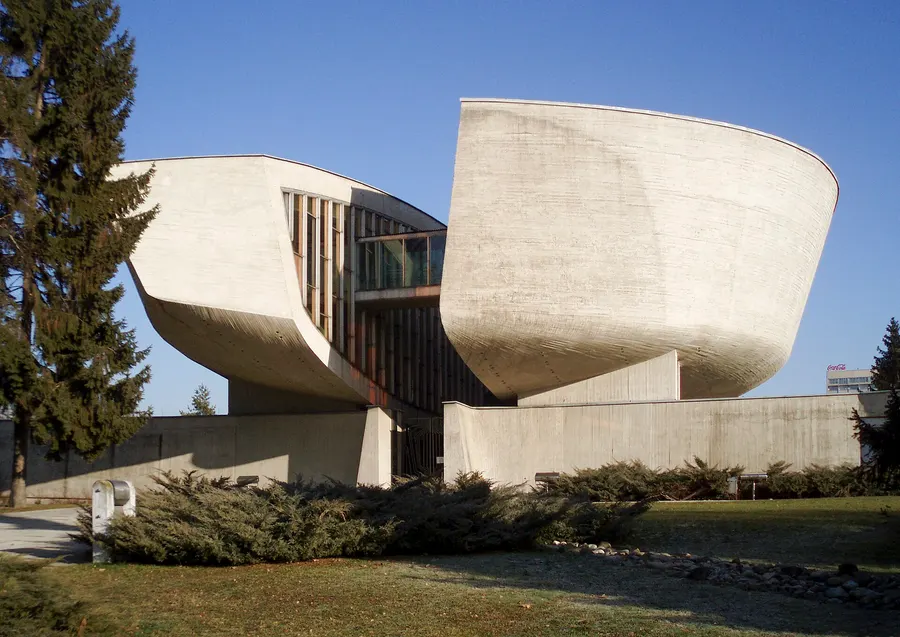 The Slovak National Uprising memorial and museum in Banská Bystrica, the uprising's capital