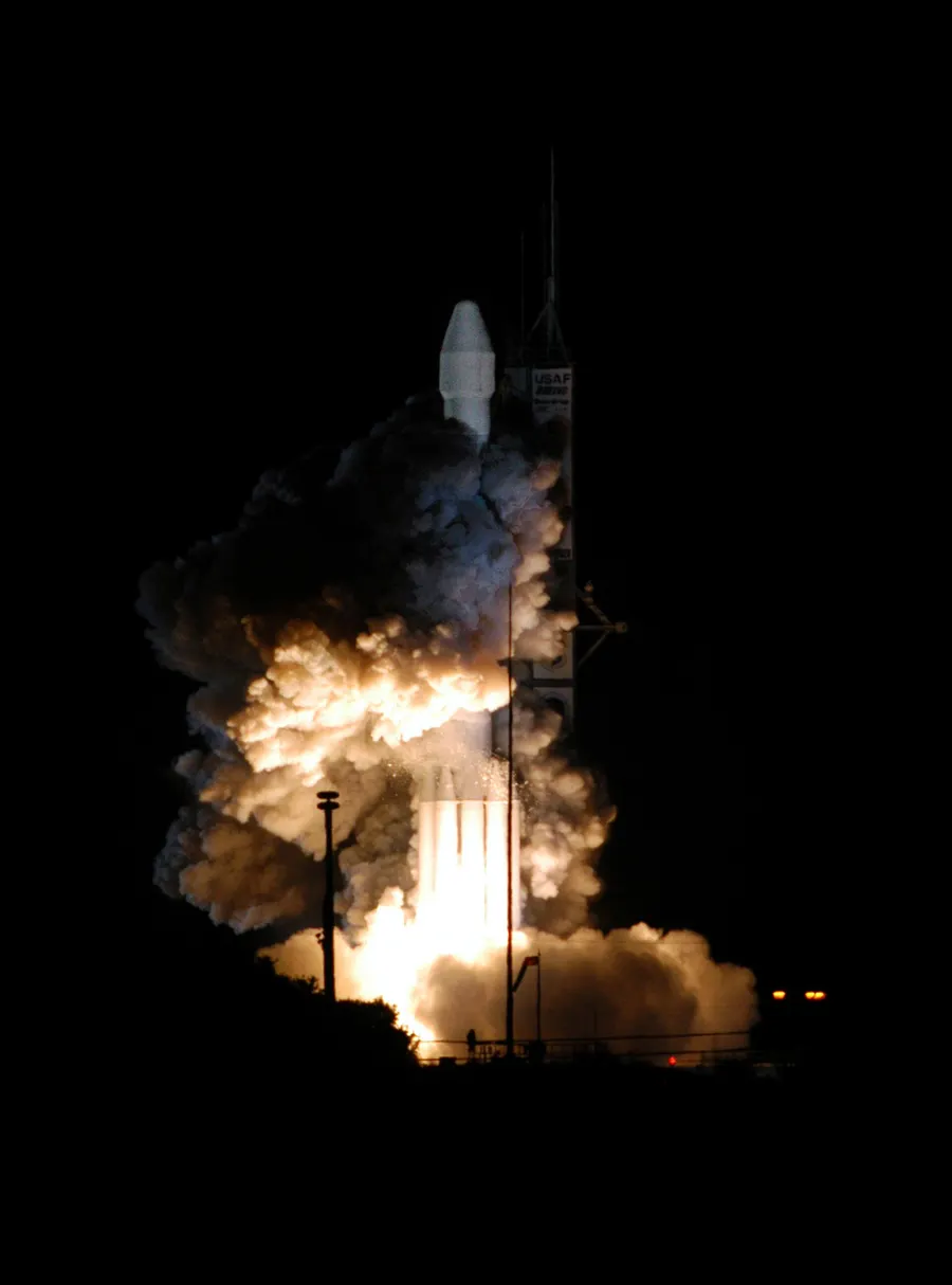 MESSENGER lifts off from Cape Canaveral on a Delta II rocket in the early hours of 3 August 2004