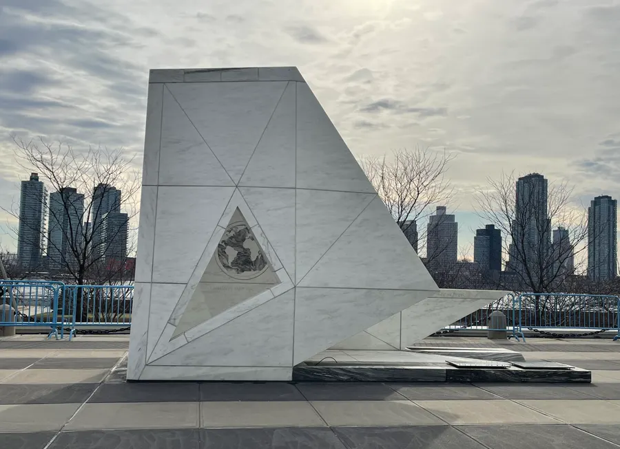 The Ark of Return, the permanent memorial to the victims of slavery and the transatlantic slave trade at United Nations headquarters in New York