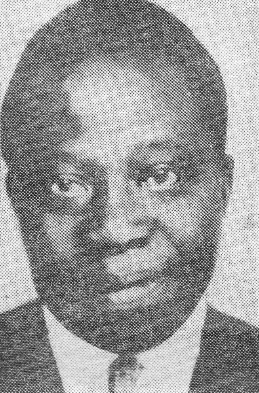 Barthélemy Boganda in 1958.