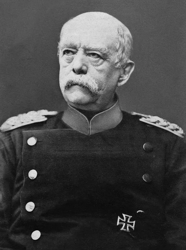 Otto von Bismarck, chancellor of the German Empire.