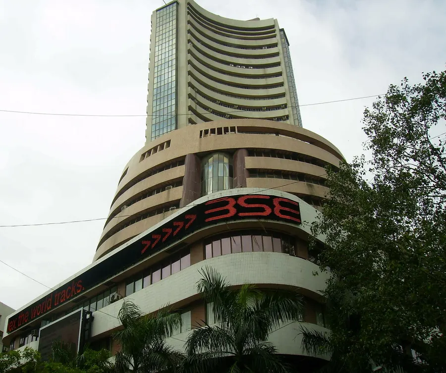The Bombay Stock Exchange building, one of the targets, photographed in 2007.