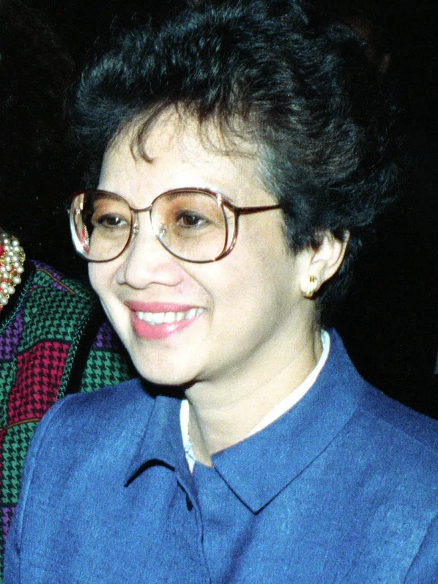 Corazon Aquino in September 1986, seven months after she became president.