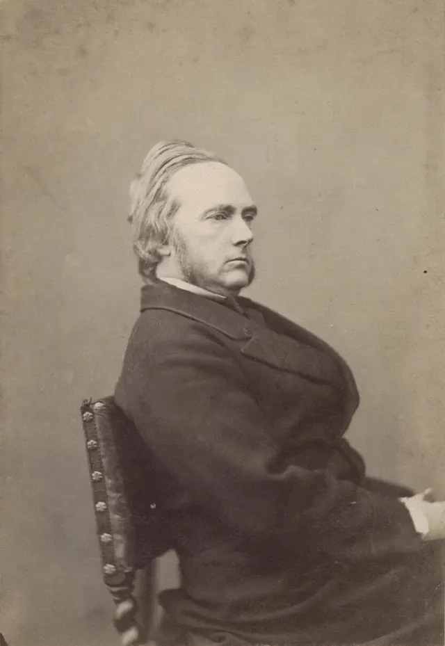 George Campbell, 8th Duke of Argyll, in a photograph by Herbert Rose Barraud from the early 1870s.