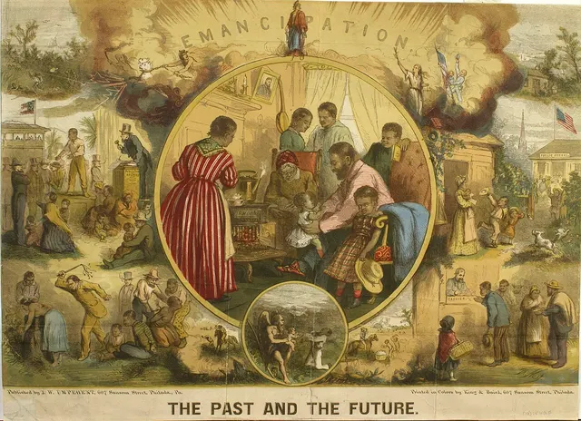 Emancipation, an illustration by Thomas Nast.