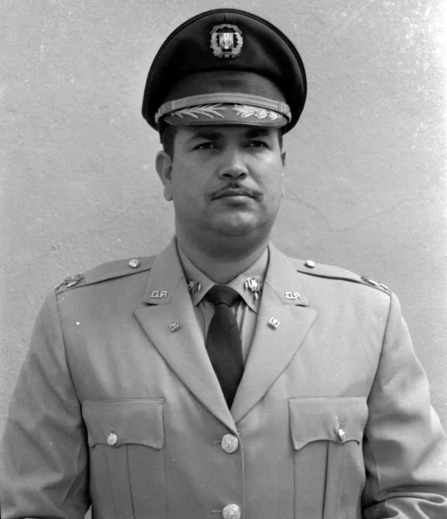 Colonel Francisco Caamaño, leader of the constitutionalist rebels, in a 1965 press photograph.
