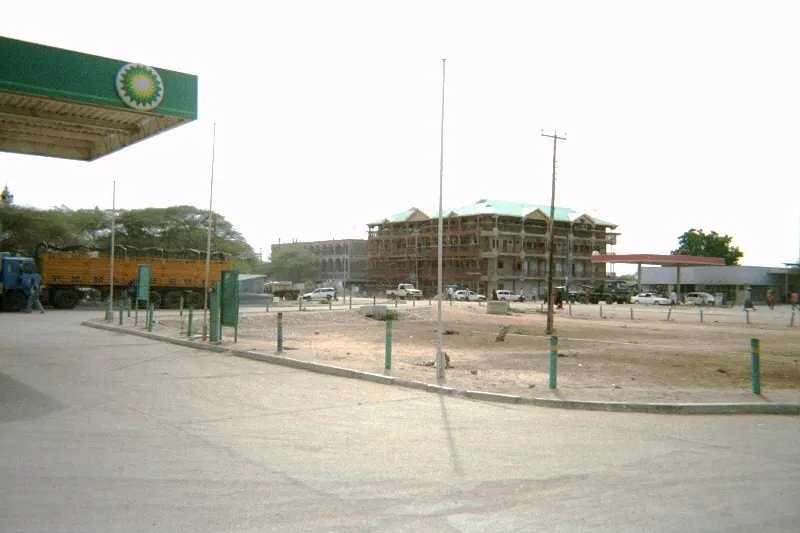The centre of Garissa, in north-eastern Kenya, 2006.