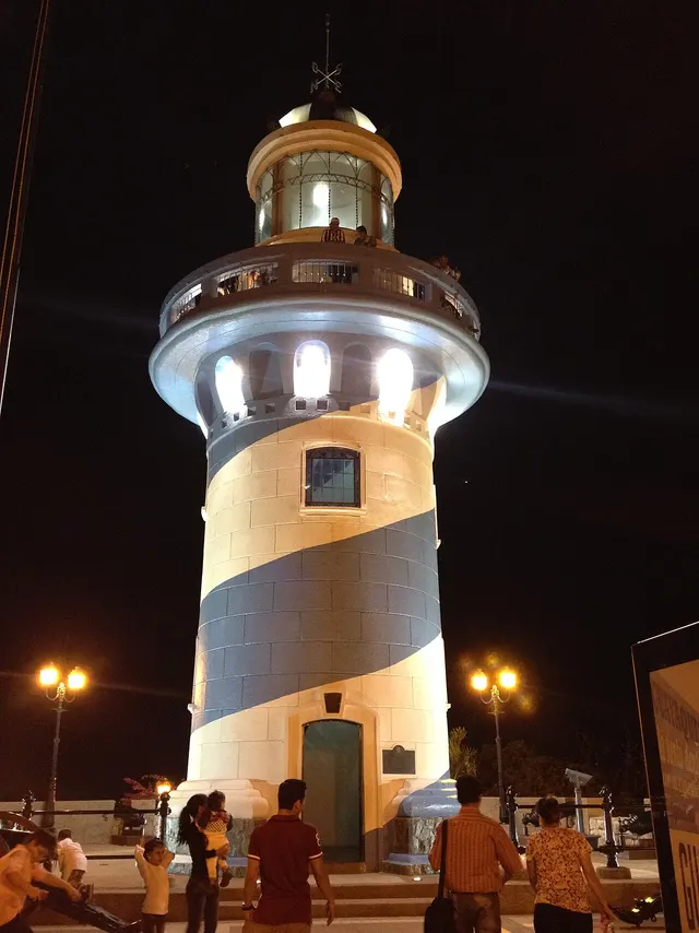 The lighthouse on Cerro Santa Ana, above the old quarter of Guayaquil.