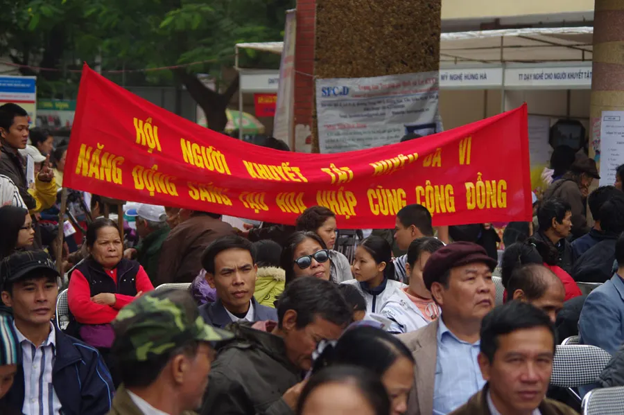 Marking the International Day of Persons with Disabilities in Vietnam in 2010.