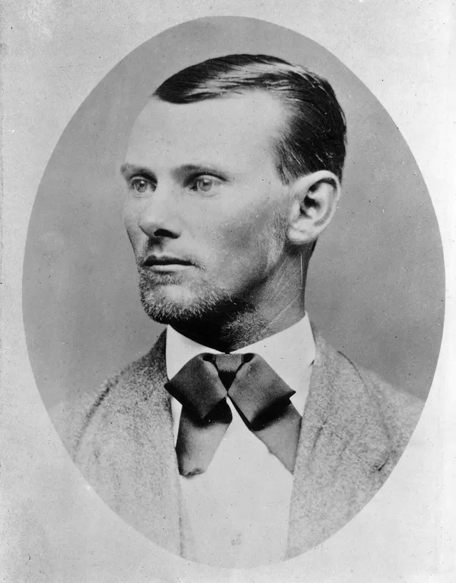 Jesse James, in a photograph held by the Library of Congress.