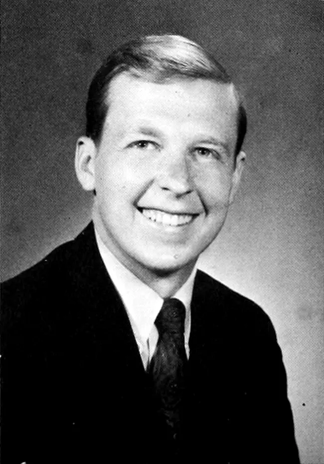 Jim Davis, the creator of Garfield, in his Ball State University yearbook, 1967