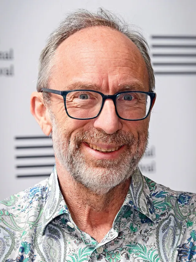 Jimmy Wales, co-founder of Wikipedia, at the Edinburgh International Book Festival in 2026.