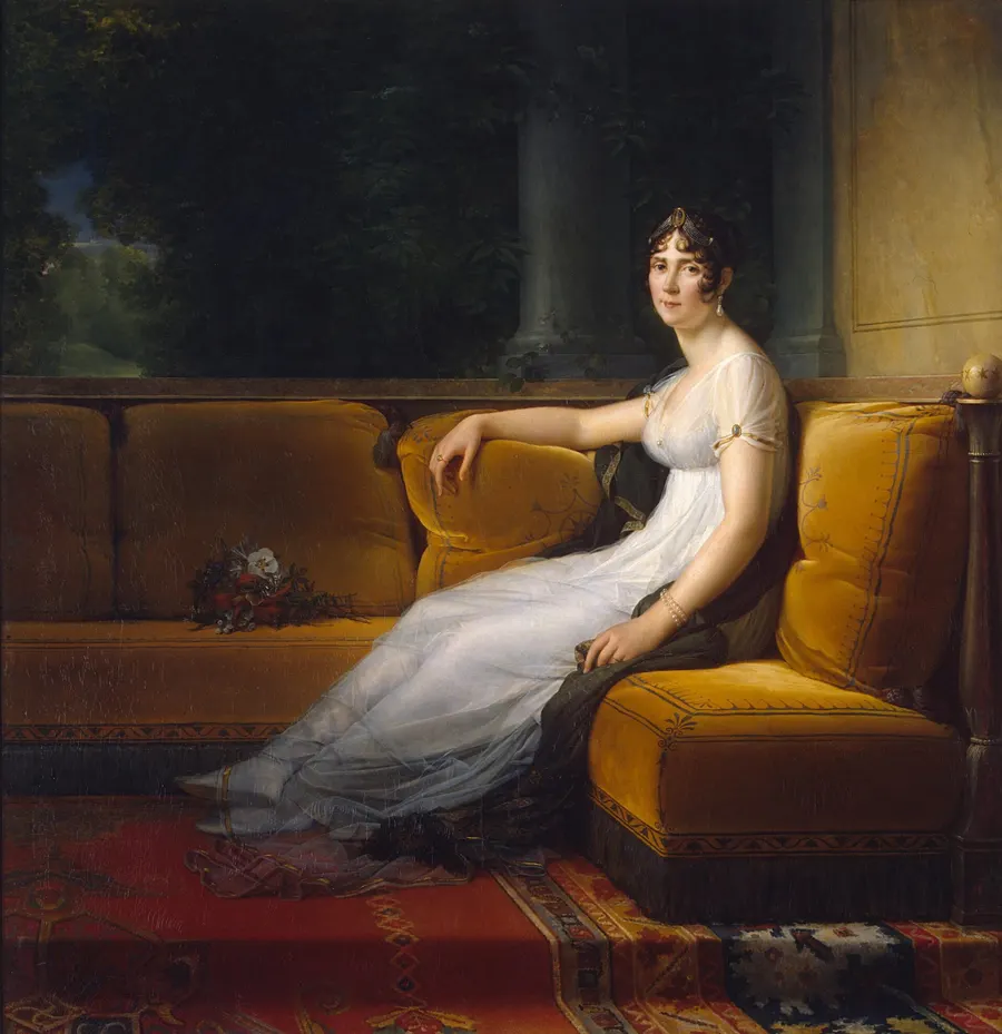 Joséphine at Malmaison, painted by François Gérard in 1801.
