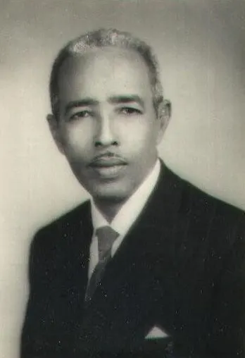 Aden Abdullah Osman Daar, the first president of the Somali Republic