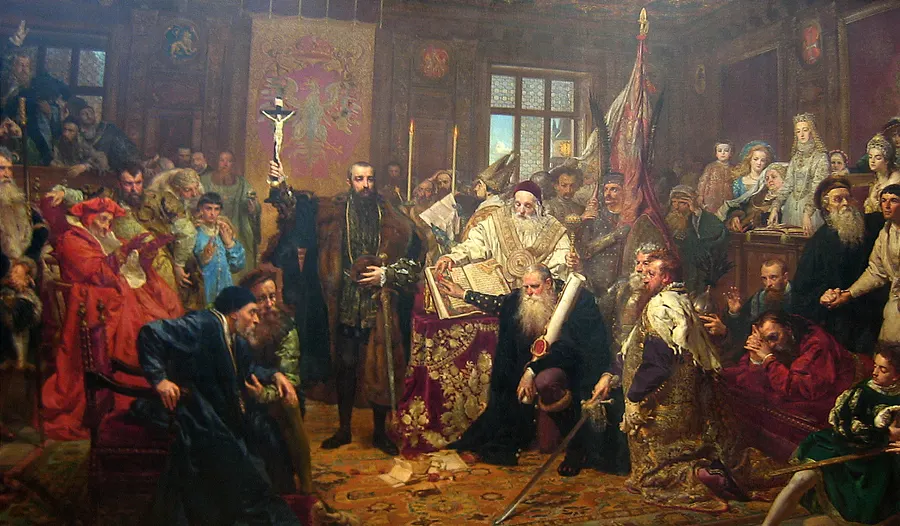 Union of Lublin, a painting by Jan Matejko, 1869