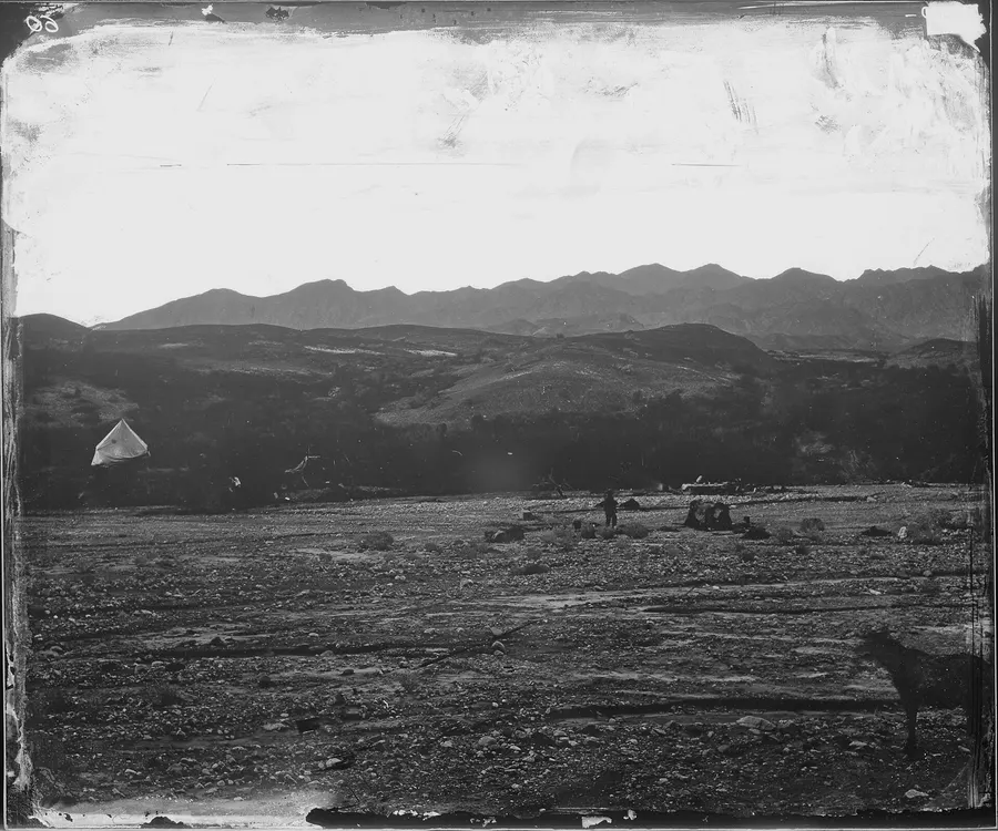 Furnace Creek on the east side of Death Valley, photographed by Timothy O'Sullivan for a government survey in the 1870s