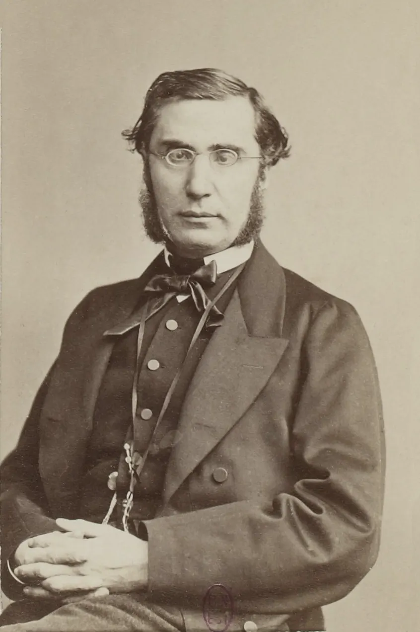Émile Ollivier, head of Napoleon III's government in 1870, photographed by Pierre-Louis Pierson