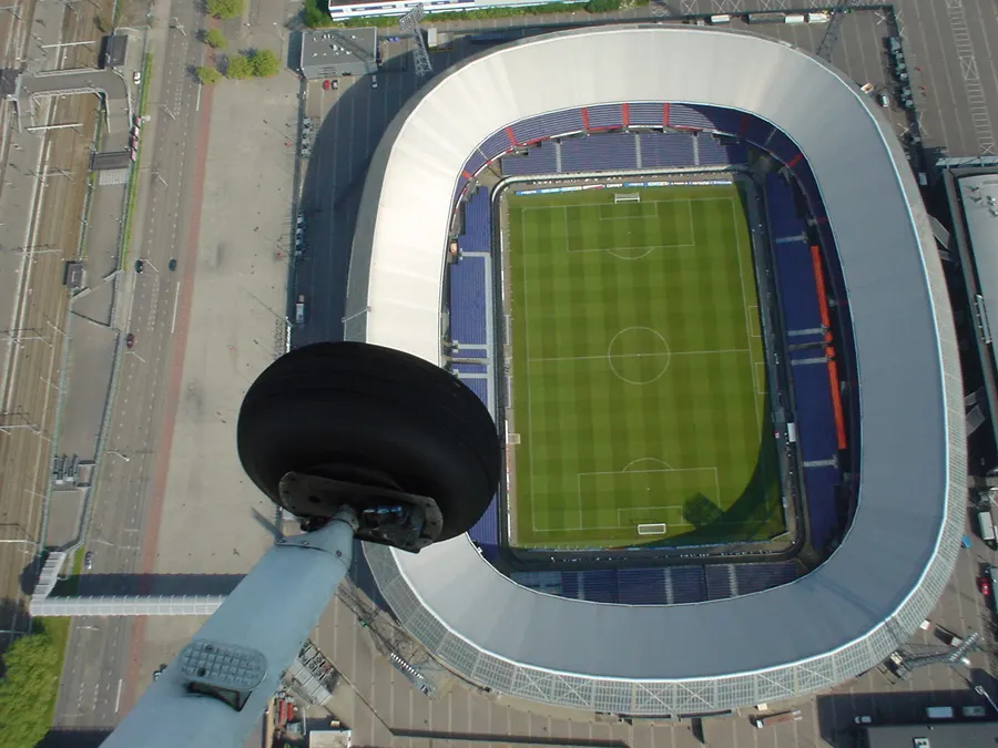 De Kuip, the Feyenoord stadium in Rotterdam where the Euro 2000 final was played