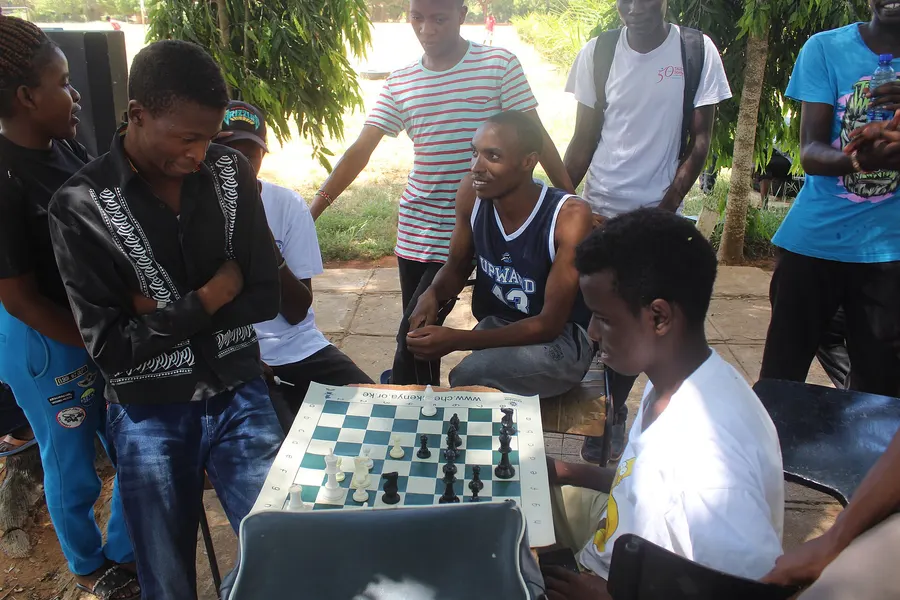 A game of chess in Kilifi, on the coast of Kenya