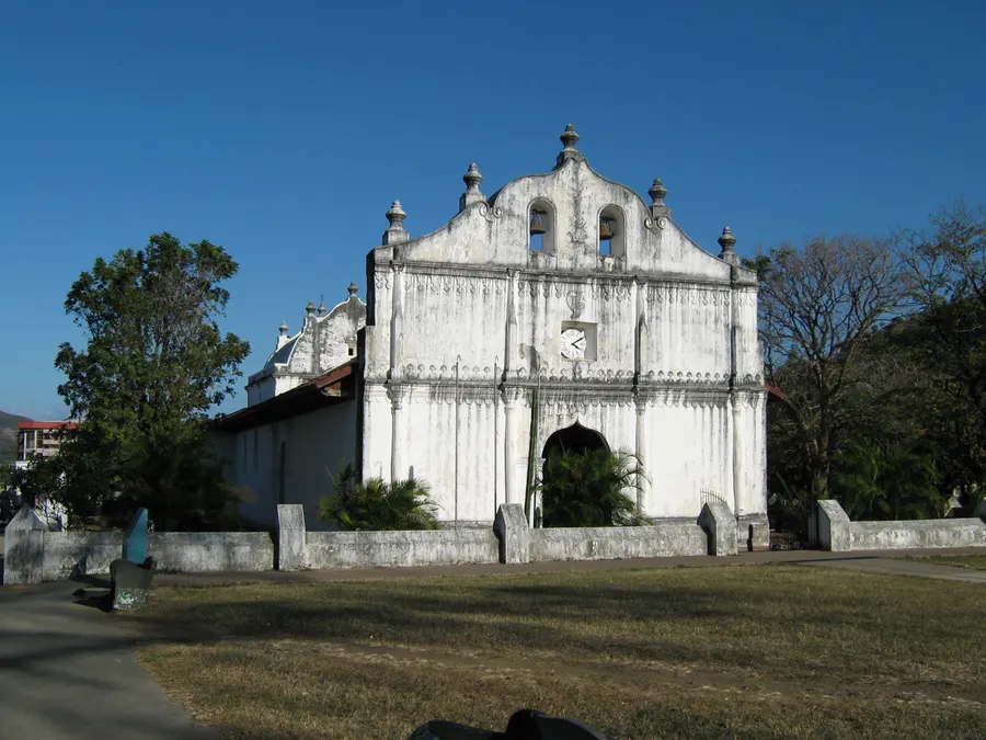 The colonial church of San Blas in Nicoya, the town whose council voted to join Costa Rica in 1824