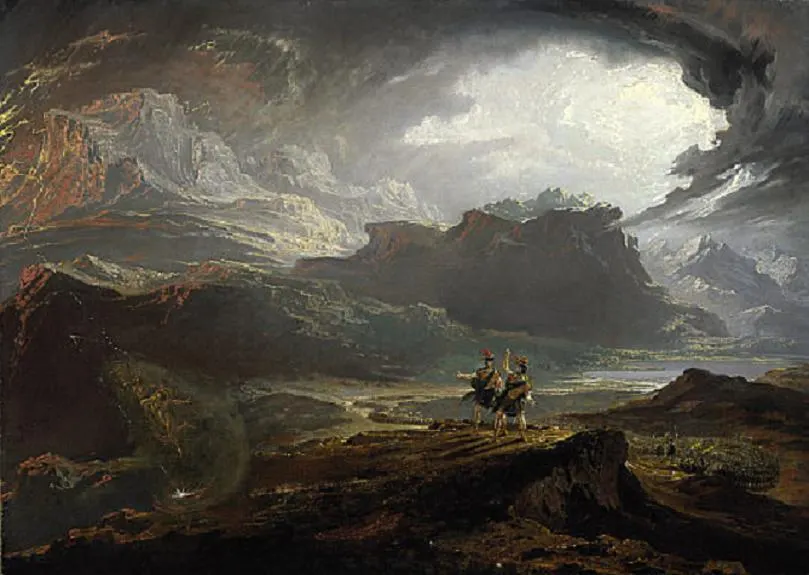 The Battle of Dunsinane, an imagined scene painted by John Martin