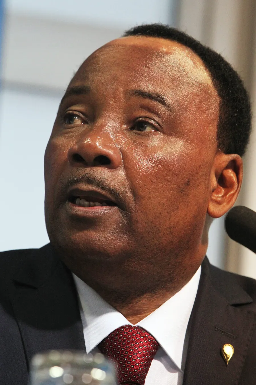 Mahamadou Issoufou, president of Niger and the African Union's champion for the free trade area, who hosted the Niamey summit