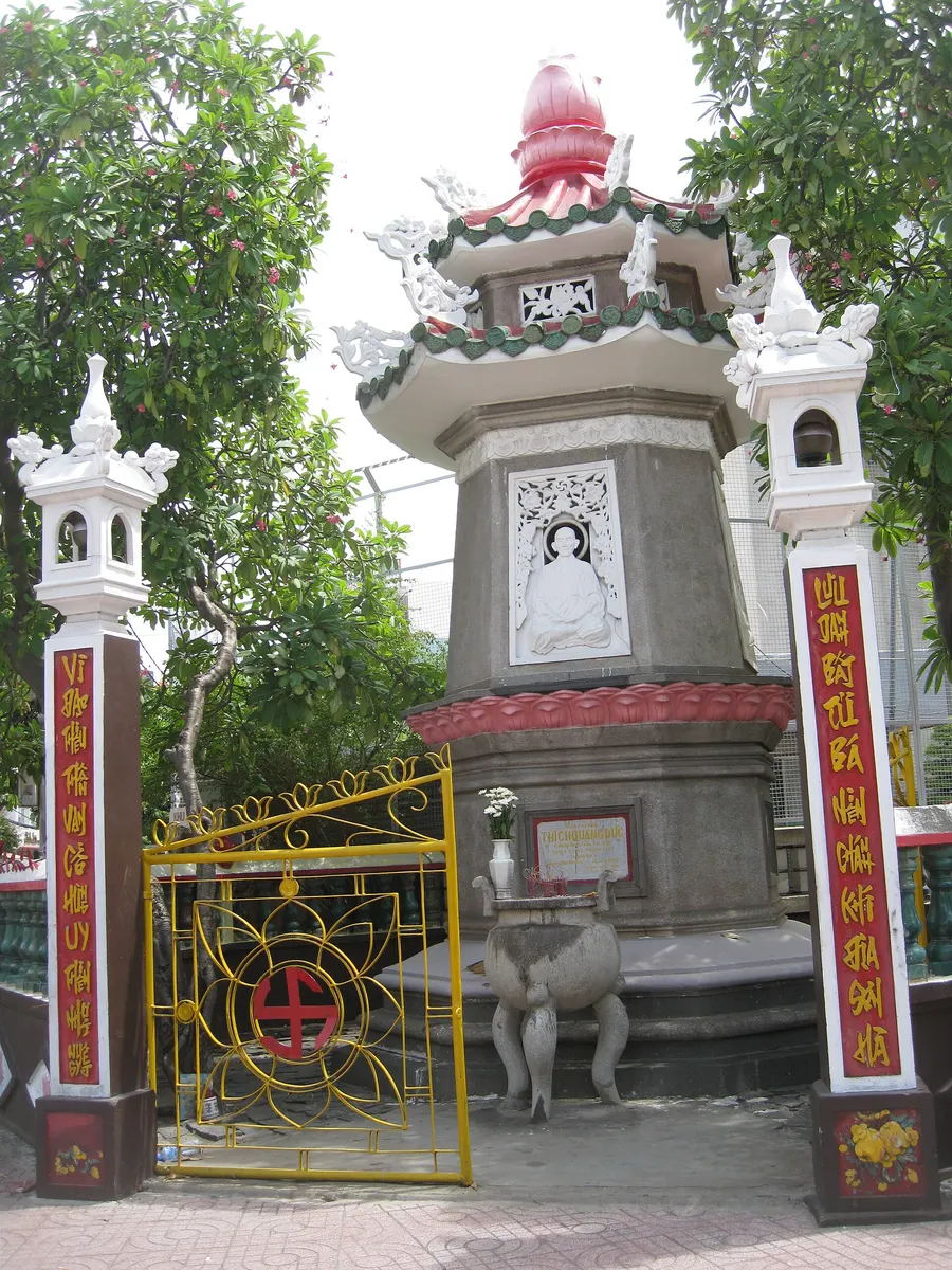 The memorial to Thích Quảng Đức in Ho Chi Minh City