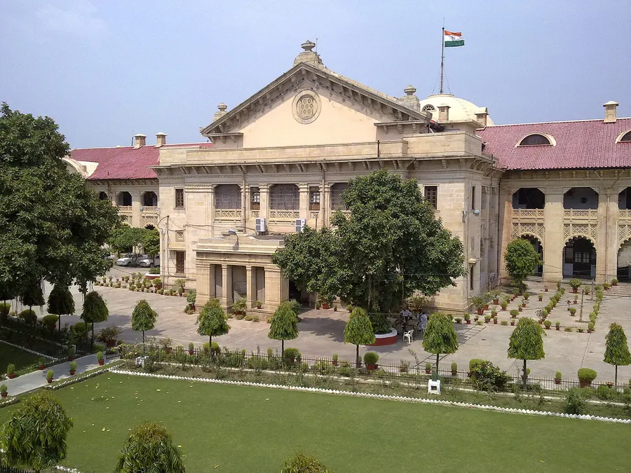 The Allahabad High Court building in Prayagraj, India