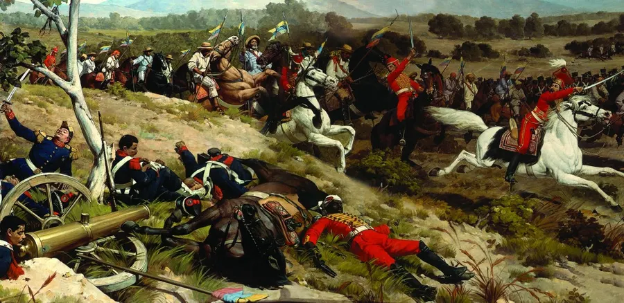 The Battle of Carabobo, painted by Martín Tovar y Tovar in 1887 for the Federal Legislative Palace in Caracas