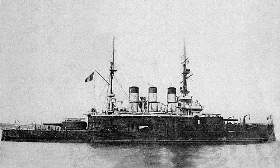 The battleship Potemkin at Constanța in Romania in 1905, where the mutineers finally gave up the ship