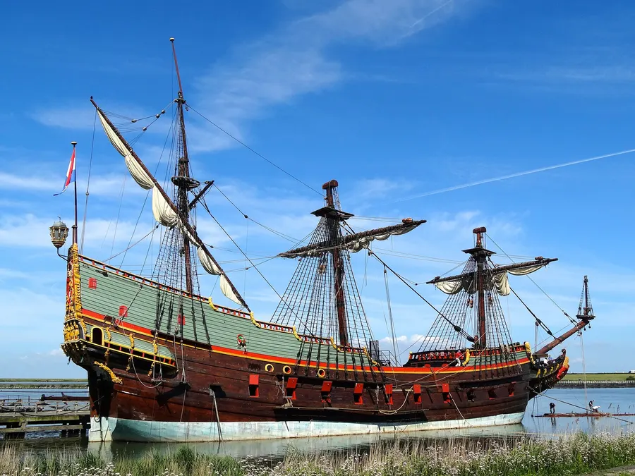 The modern replica of the Batavia at Lelystad in the Netherlands
