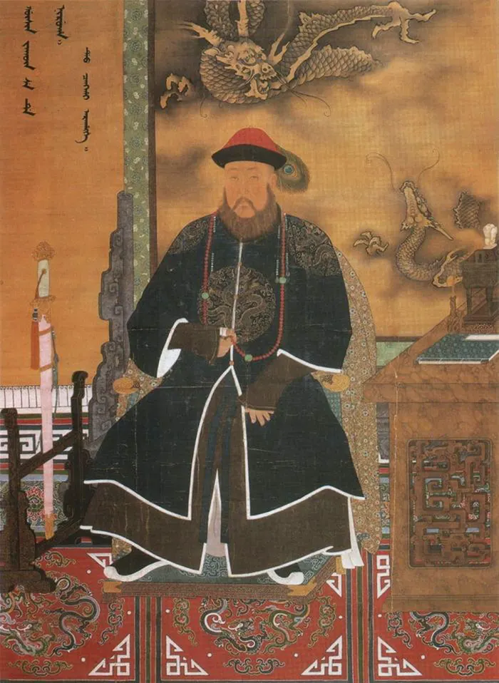 Dorgon, Prince Rui, regent of the early Qing dynasty, in a 17th-century portrait