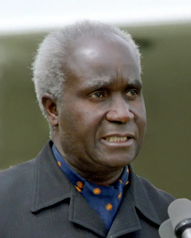 Kenneth Kaunda, Zambia's first president.