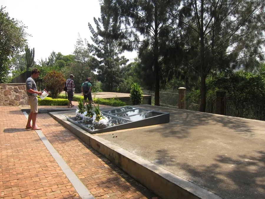 The Kigali Genocide Memorial in Rwanda, where more than 250,000 victims are buried, 2012.
