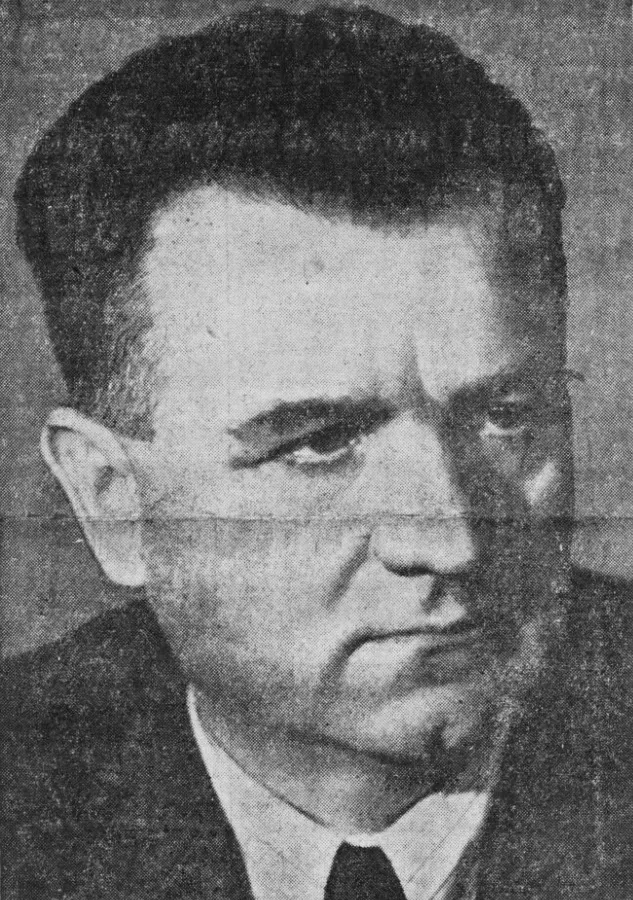 Klement Gottwald, from a newspaper photograph dated 26 February 1948.