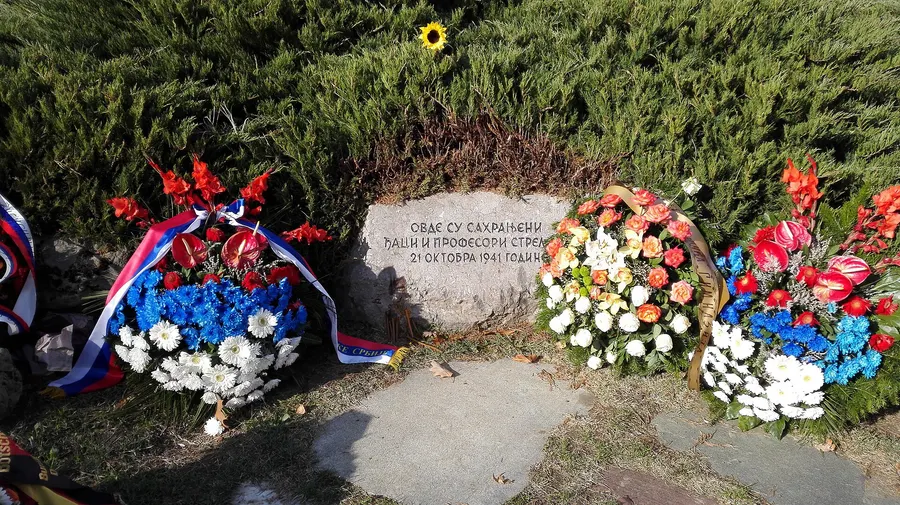 The Šumarice Memorial Park at Kragujevac, on the site of the shootings.