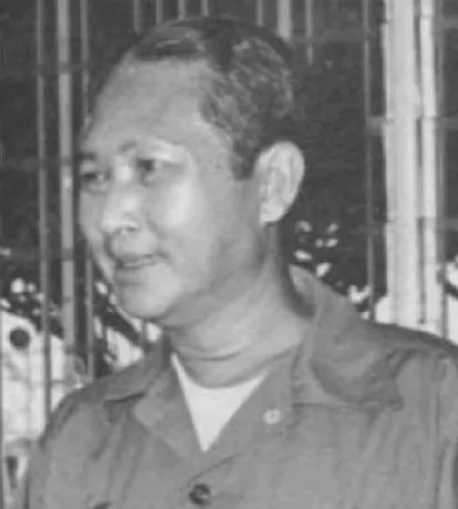 Lon Nol, who took power in Cambodia in 1970.