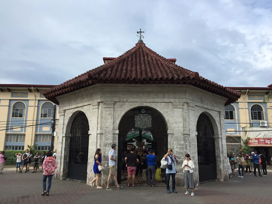The chapel in Cebu City that houses Magellan's Cross, said to hold the cross planted by his expedition.